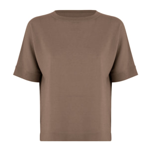 Top a maniche corte Merino Blend Top Short Sleeves