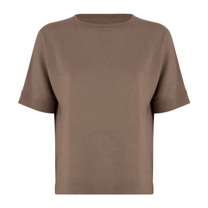 Top a maniche corte Merino Blend Top Short Sleeves
