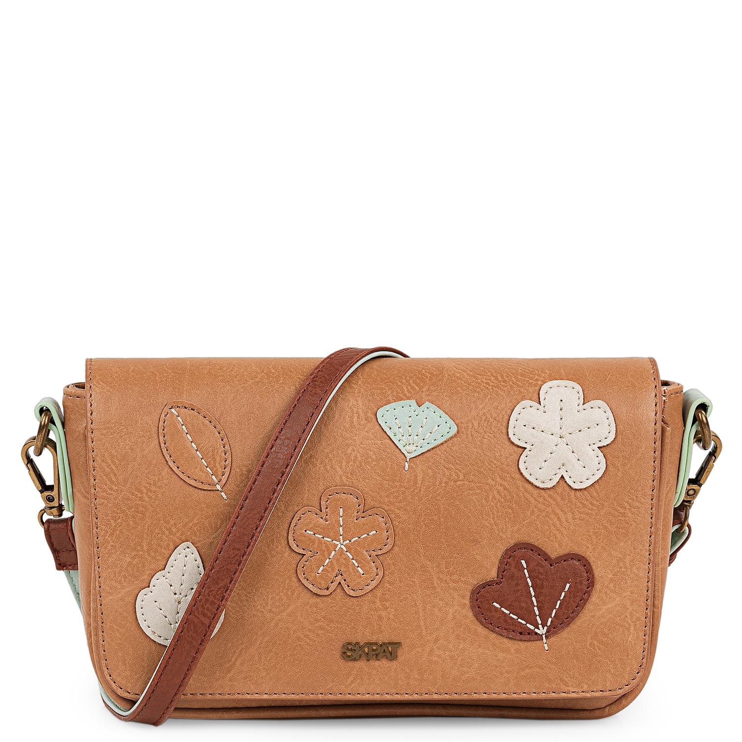 Bolso Bandolera Skpat Leaves Beige