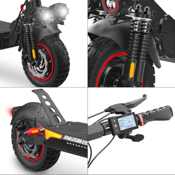 Trottinette Electrique UrbanGlide eCross DUO – 60 km d'autonomie