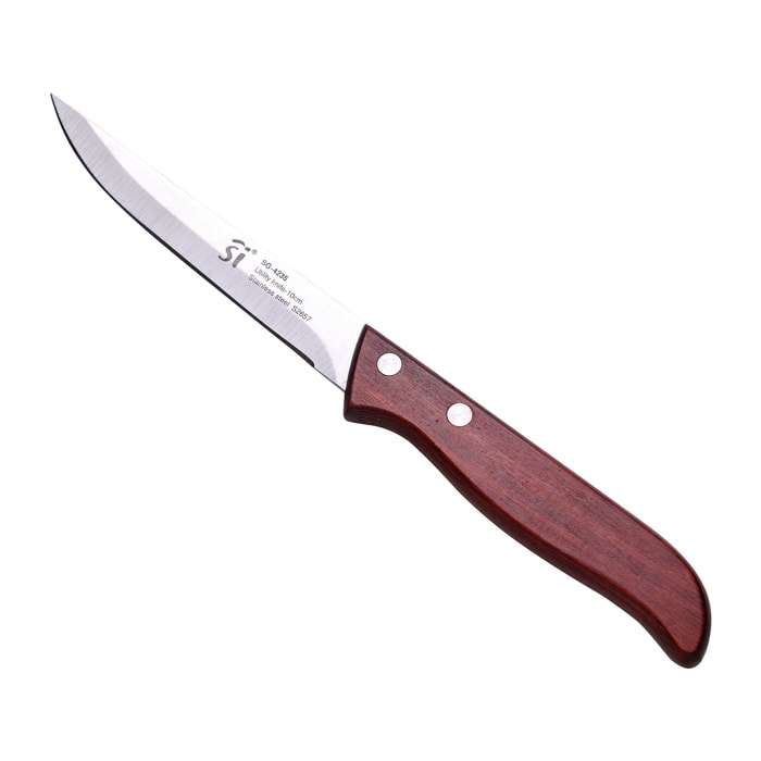 Cuchillo multiusos 10cm acero inoxidable pakka san ignacio