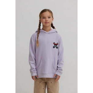 SUDADERA CON CAPUCHA KIDS CLASSIC LIGHT LILAC