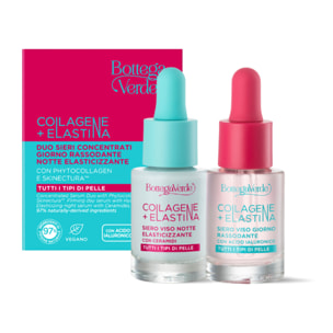 Collagene + Elastina - Duo Sieri Concentrati - giorno rassodante - notte elasticizzante