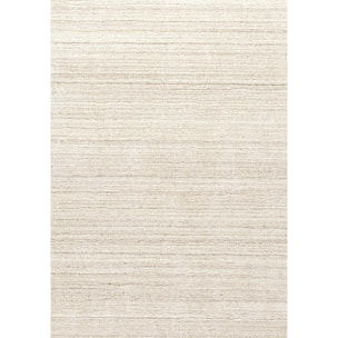 Tapis salon et chambre fait main en viscose motif uni NIQUI