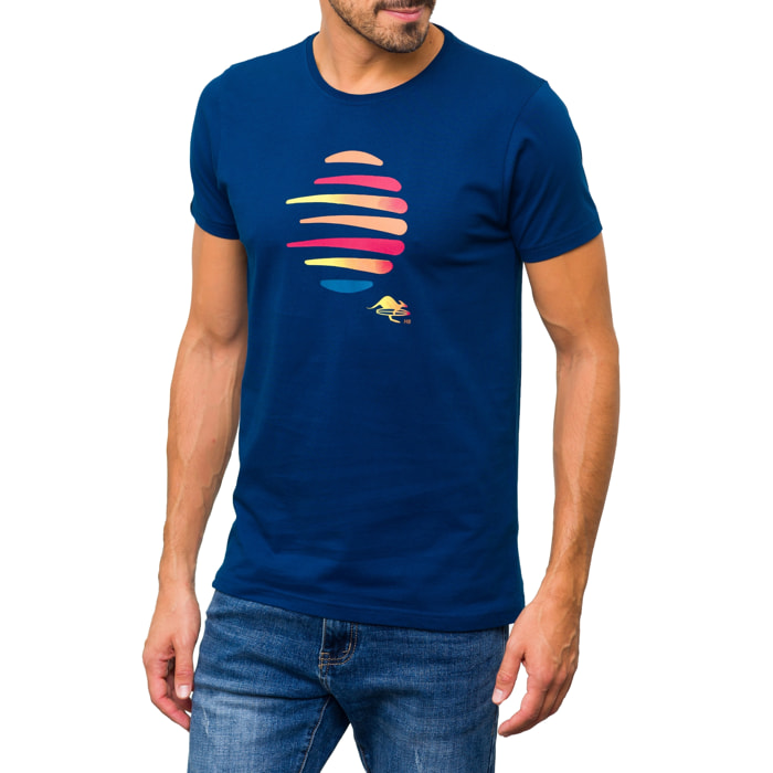 Camiseta de algodón 150 gr Hot Buttered Balangan Azul