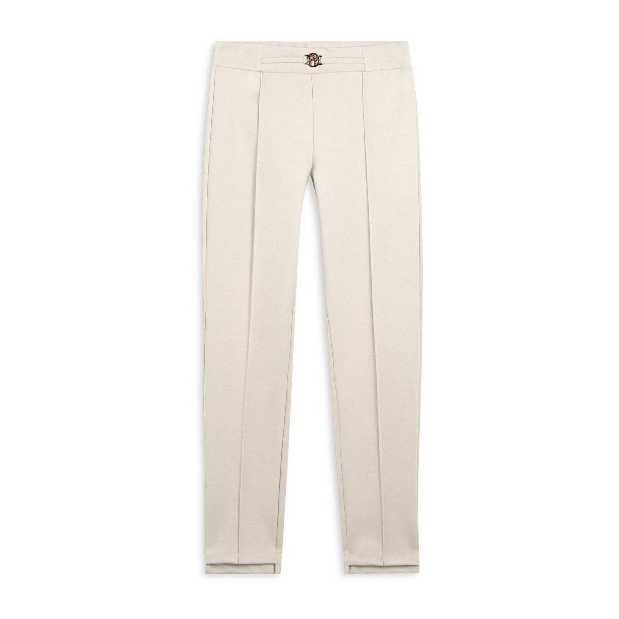 Pantaloni in viscosa con fondo asimmetrico