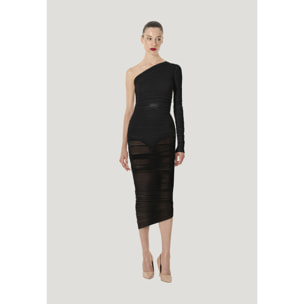 Gonna Sheer Drape Skirt