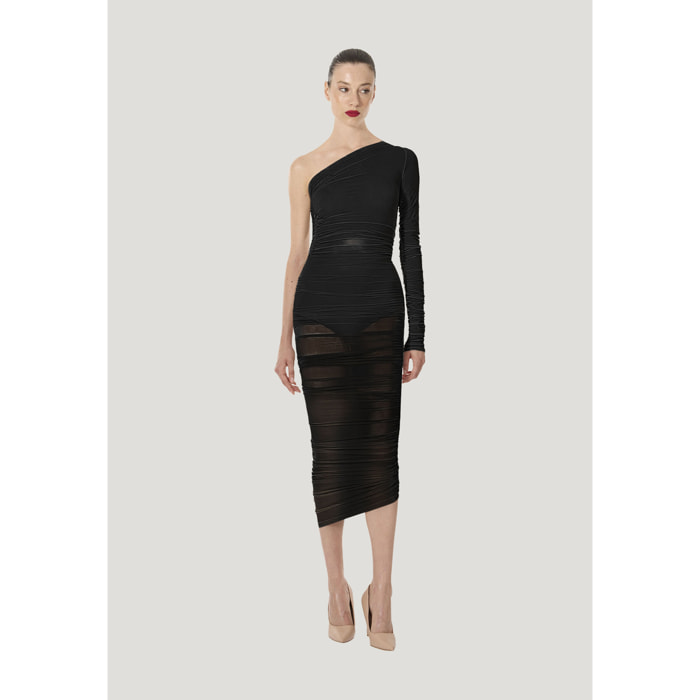 Gonna Sheer Drape Skirt