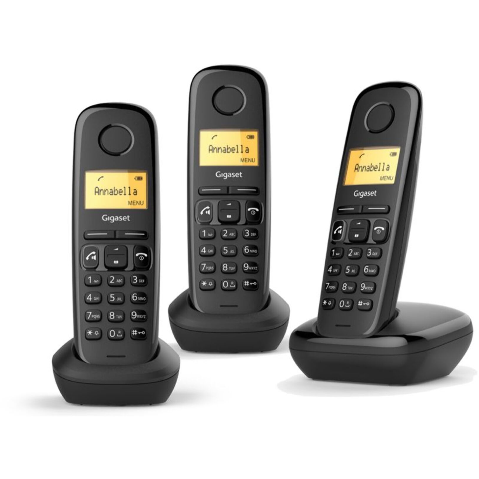 Téléphone sans fil GIGASET A270 Trio Noir