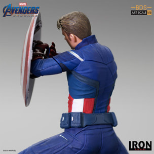 Avengers: Endgame Statua Captain America 2023 18 cm 1/10 Iron Studios