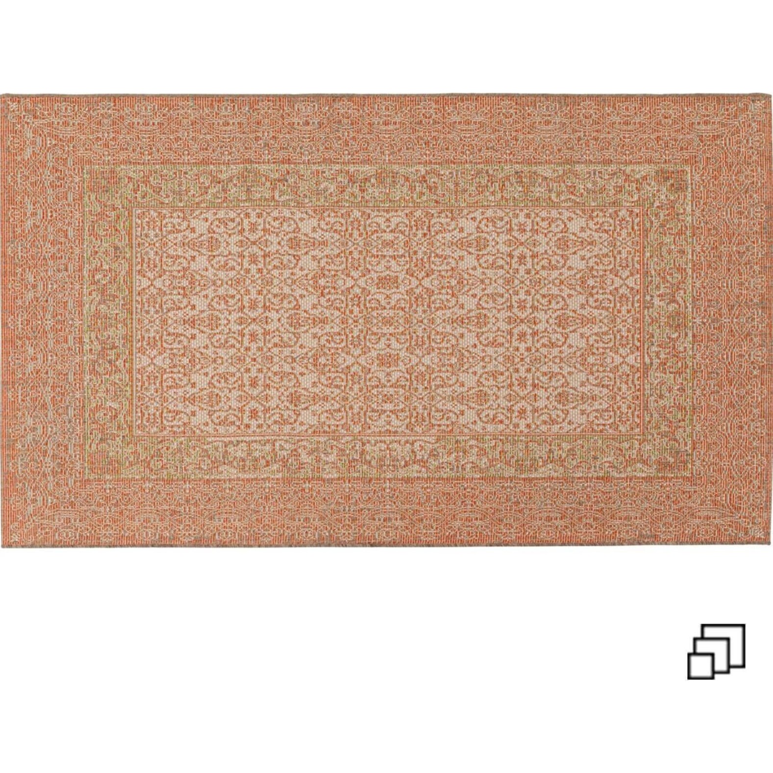 Tapis Adorno orange Kare Design