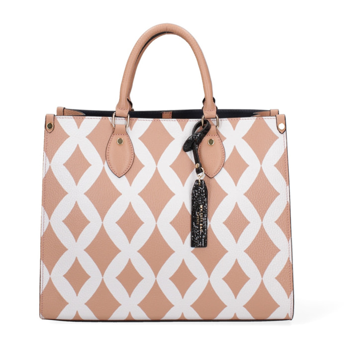 Borsa a mano da donna - Modello False - Vera pelle - 35.0 x 29.0 x 15.0 cm