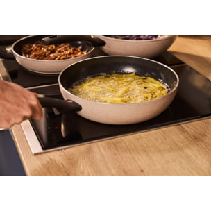 Sauteuse avec Couvercle BALLARINI Ledro, 28 cm, Aluminium, Revêtement céramique, Sable