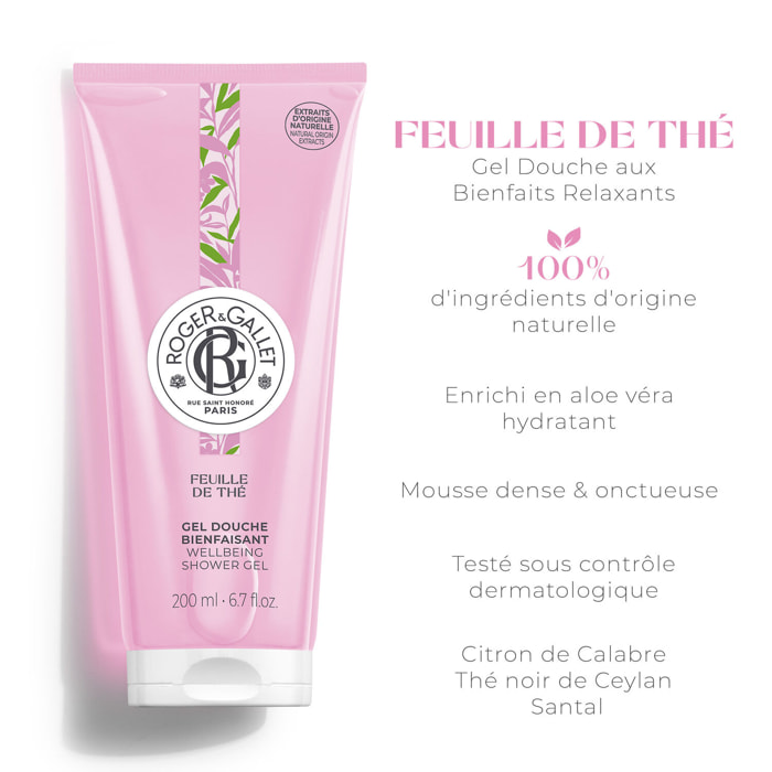 Feuille de Thé - Gel Douche Bienfaisante 200 ml