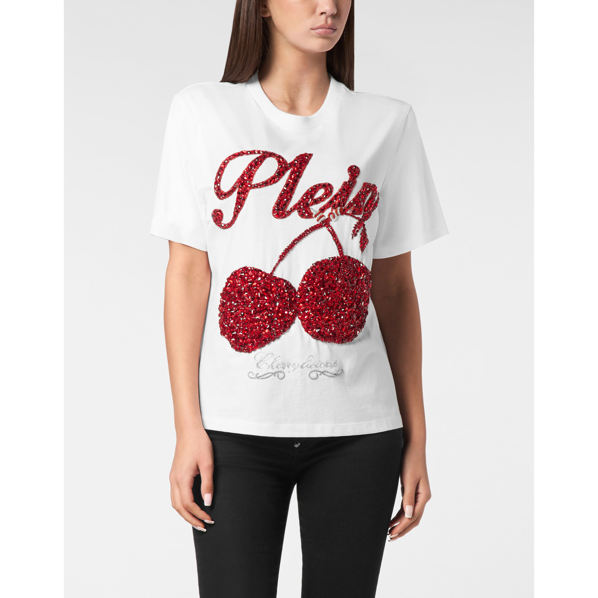 PHILIPP PLEIN T-Shirt Man Fit CHERRIES