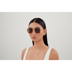 Gafas de Sol Gucci GG1434S-002 de Metal Mujer 57 mm