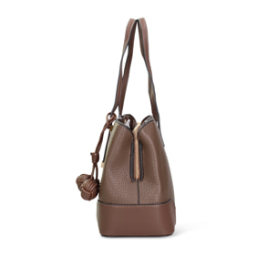 Borsa a spalla da donna - Modello Lysianne - Pelle vegana PU - 26.0 x 20.0 x 13.0 cm