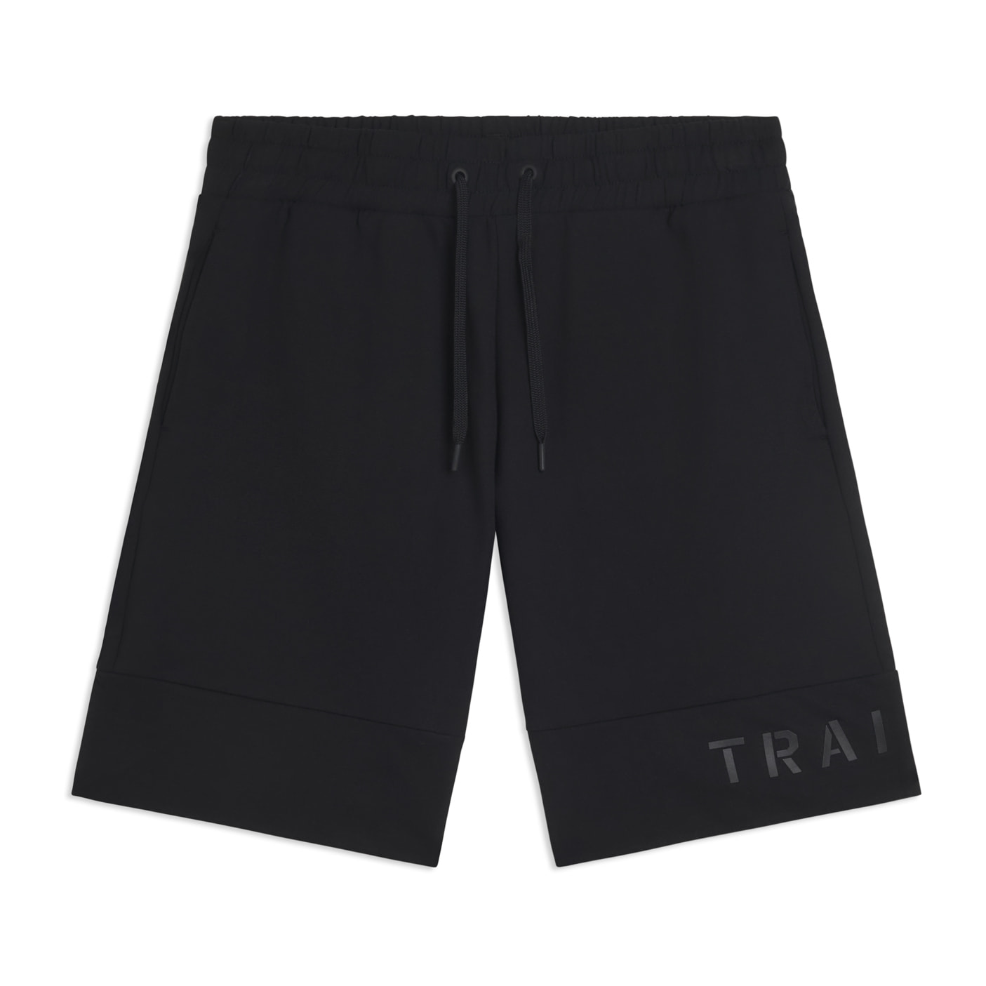 Shorts sportivi con stampa gommata e tasche multiple