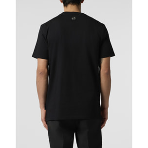 PHILIPP PLEIN Round Neck T-Shirt Chrome Skull Stones