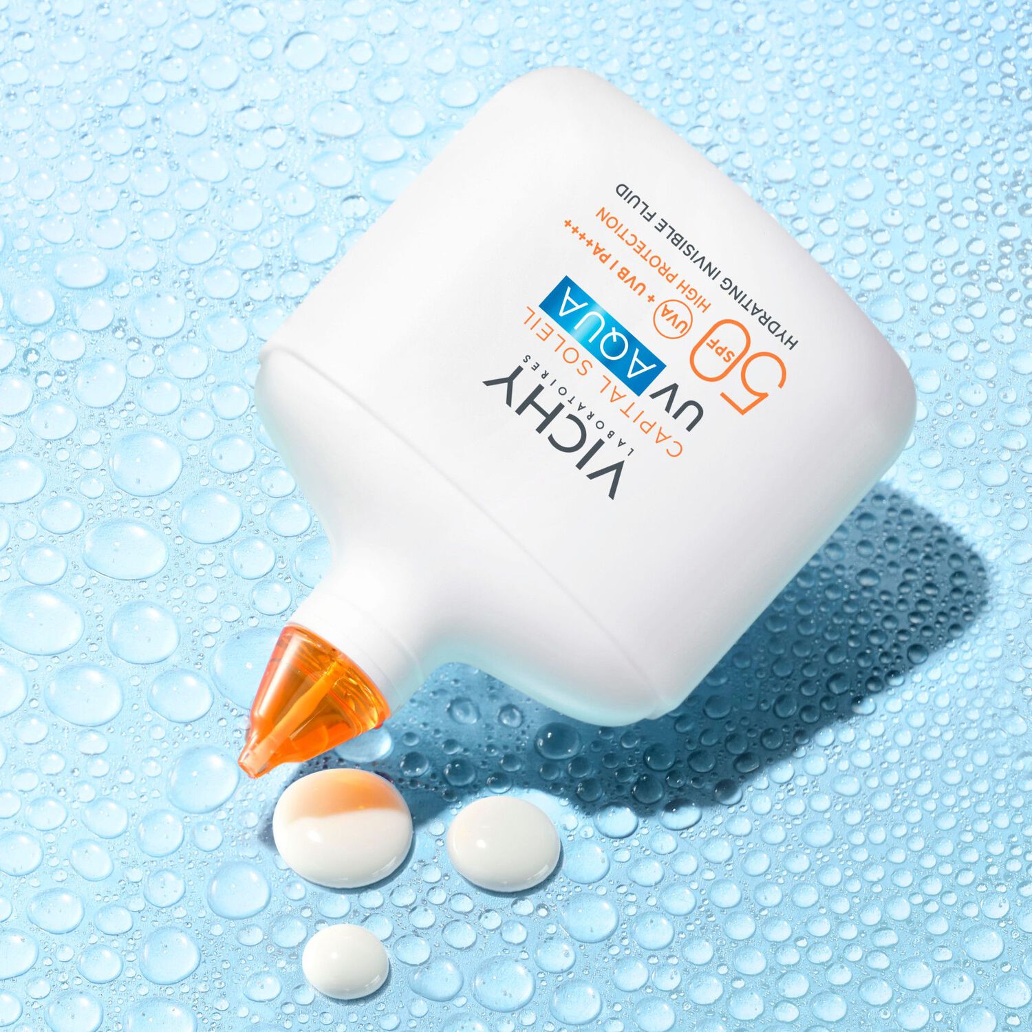 Capital Soleil UV-Aqua SPF50 - Fluide visage Invisible Hydratant