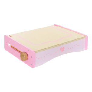 Coffret jeu beauté Elia 25,5x32cm rose