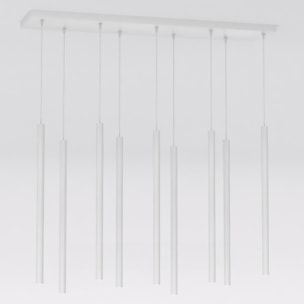 Lampada a sospensione SELTER in acciaio grigio