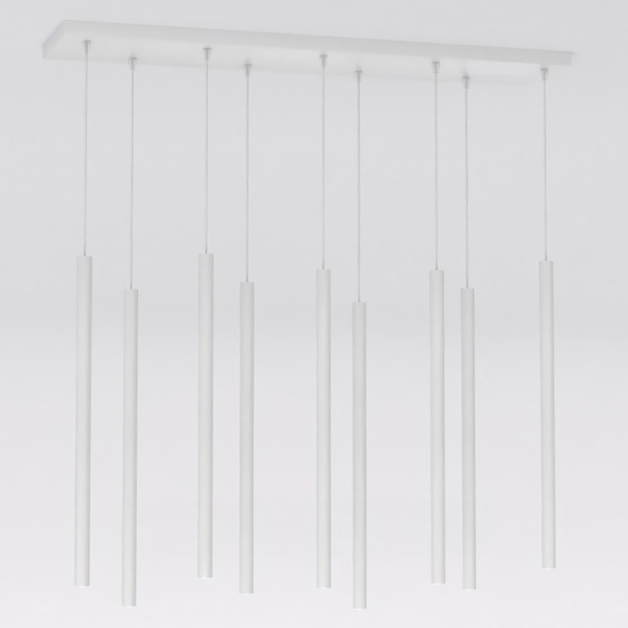 Lampada a sospensione SELTER in acciaio grigio