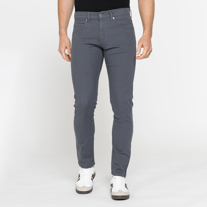PANTALONE COLORATO DA UOMO IN COTONE STRETCH