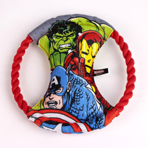 Set para mascota con juguete diseño marvel