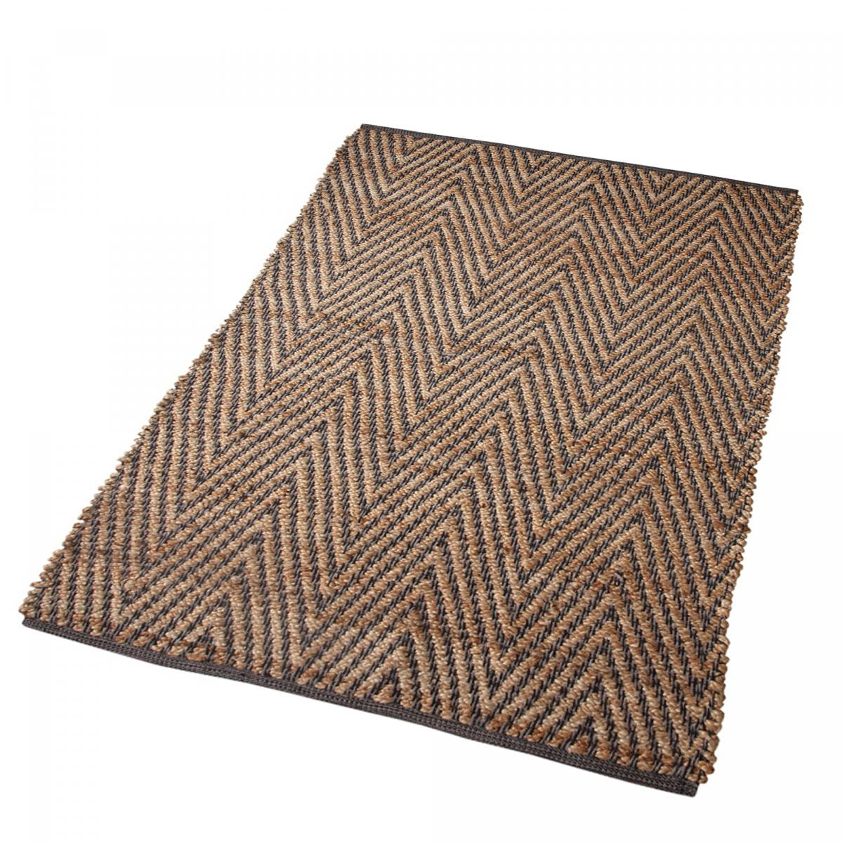 Tapis kilim tissé à la main en jute naturel