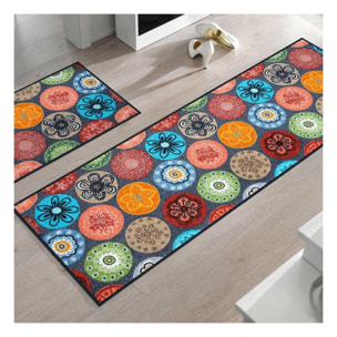 Tapis salon et chambre tissé motif géométrique FIMA