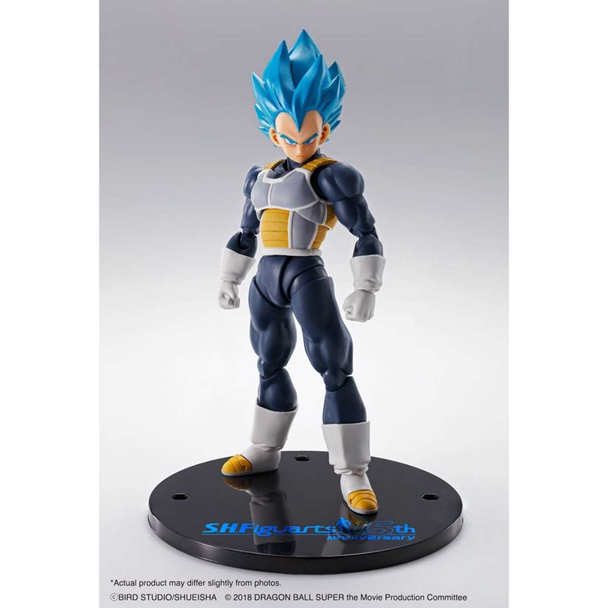 Dragon Ball Super S.h. Figuarts Vegeta Super Saiyan Blu (15° Anniversary) 14 Cm