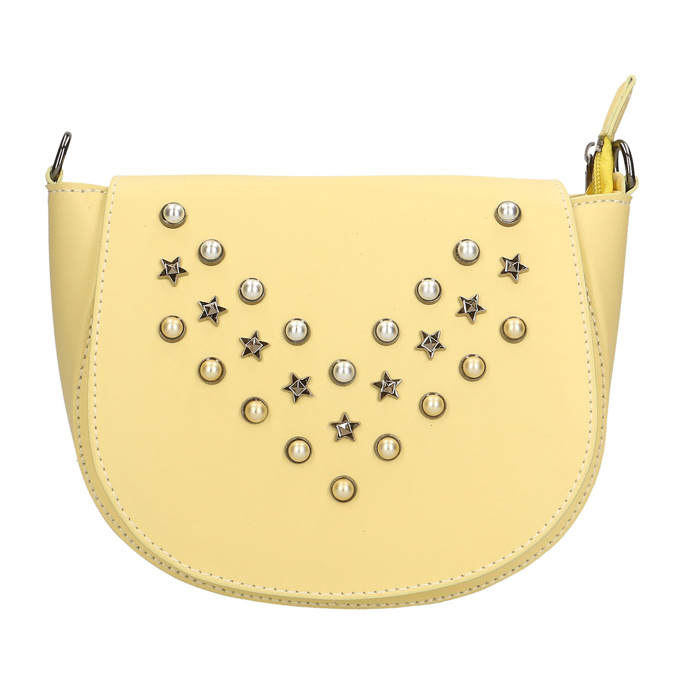 Borsa a tracolla da donna In Vera pelle Made in Italy 20x17x7 cm