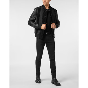 PHILIPP PLEIN Leather Bomber