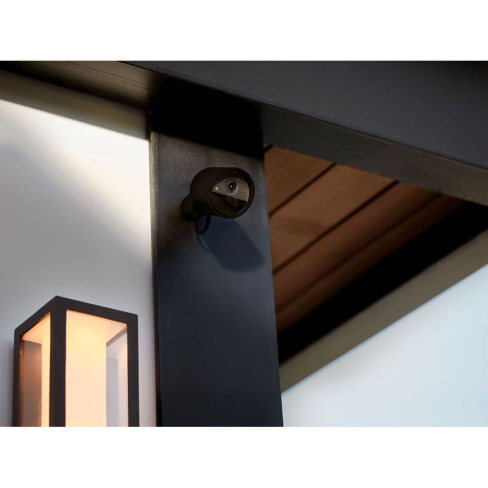 Caméra de surveillance PHILIPS HUE SECURE 2K filaire noire