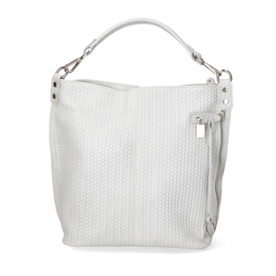 Borsa a spalla da donna - Modello Elga - Vera pelle - 45.0 x 35.0 x 15.0 cm