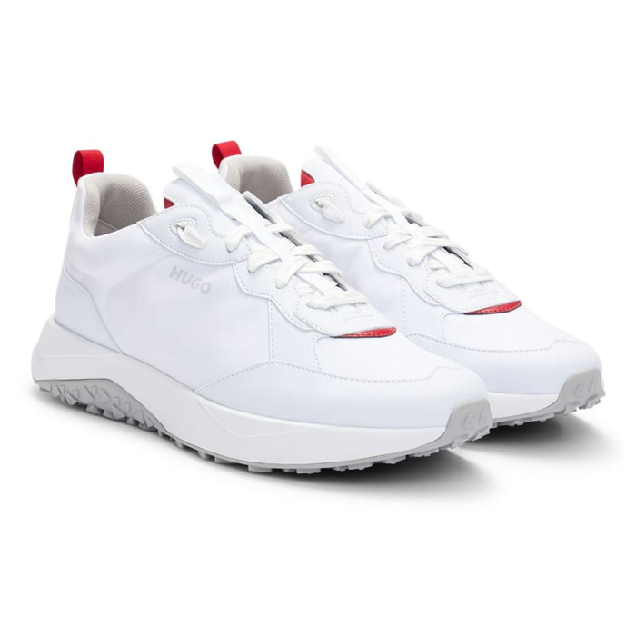 Hugo - Sneakers Kane - Cuero - blanco