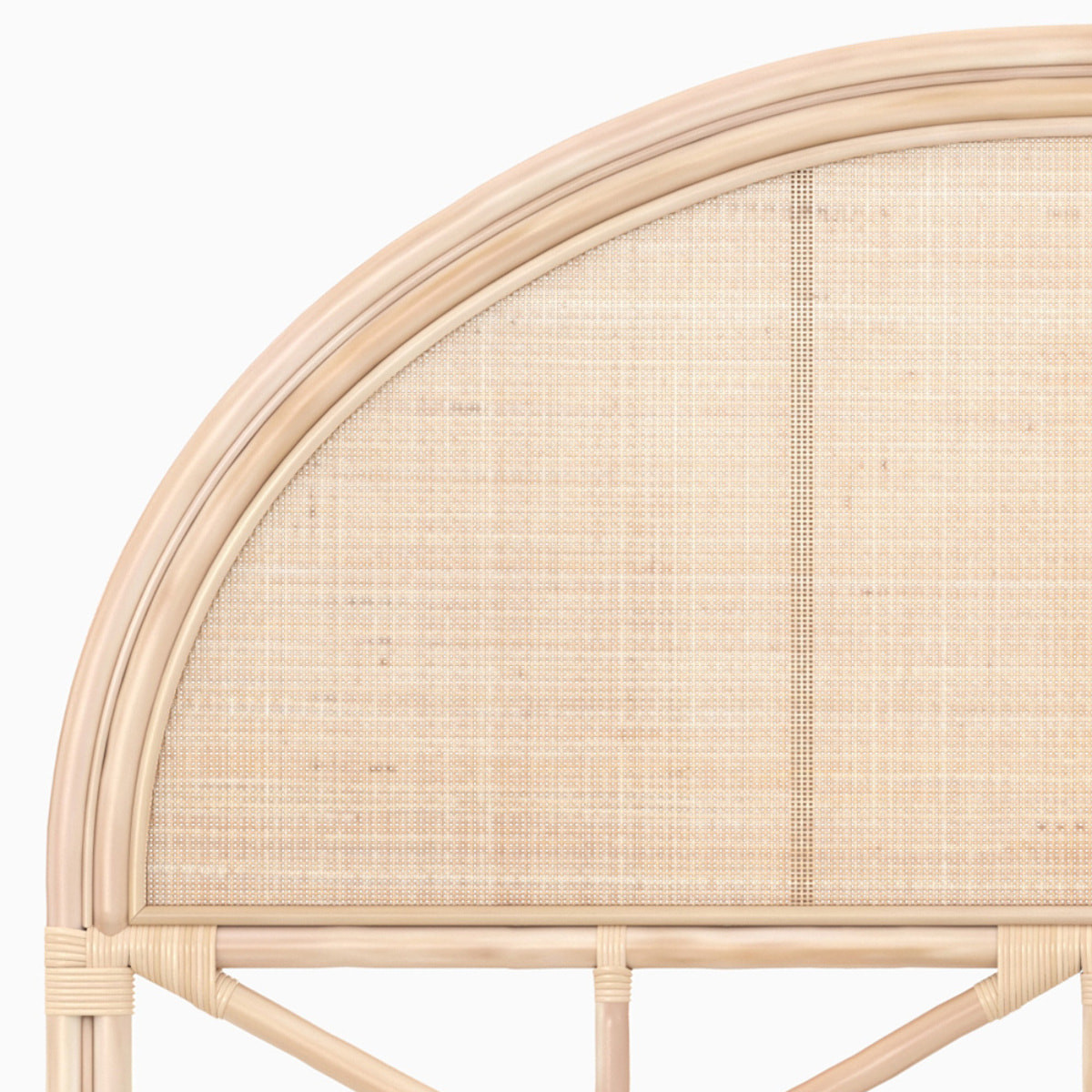 Tête de lit en rotin naturel 140 cm - Madya