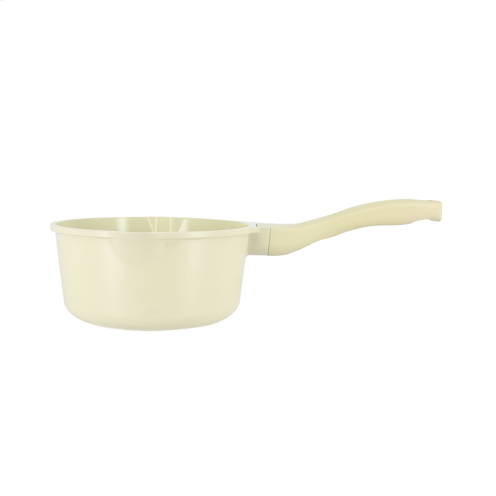 Casserole 20cm en aluminium recyclé crème - tous feux PURE