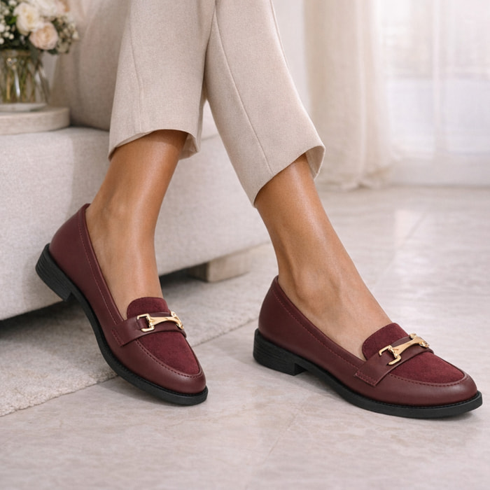 Mocassini con accessorio - tacco 2,5 cm