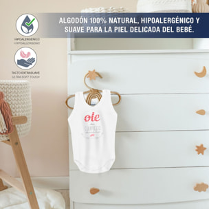 Body bebé tirantes personalizado frases