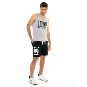 Pantalones cortos básicos para hombre Leone con logo grande