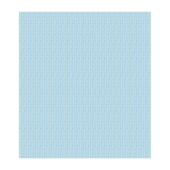 Rideau de douche Français Polyester 180x200cm AU FIL DE L'EAU Bleu MSV