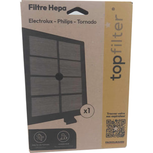 Filtre Hepa pour aspirateur Electrolux Philips et Tornado TopFilter