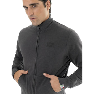 Sudadera de invierno para hombre con cuello alto y cremallera 'Basic'