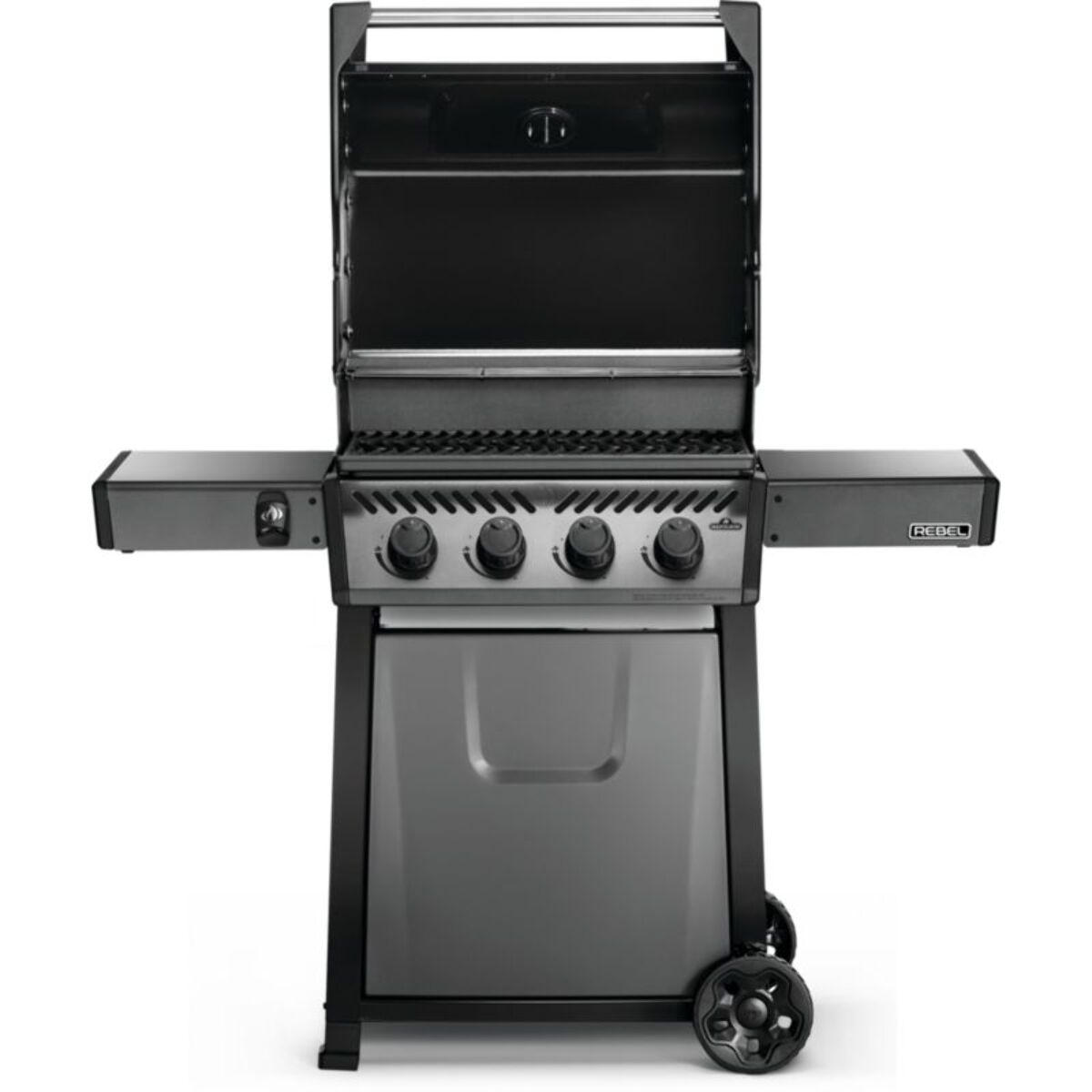 Barbecue gaz NAPOLEON Freestyle  F425PGT-FR noir 4 bruleurs sur chariot, 60x45 cm