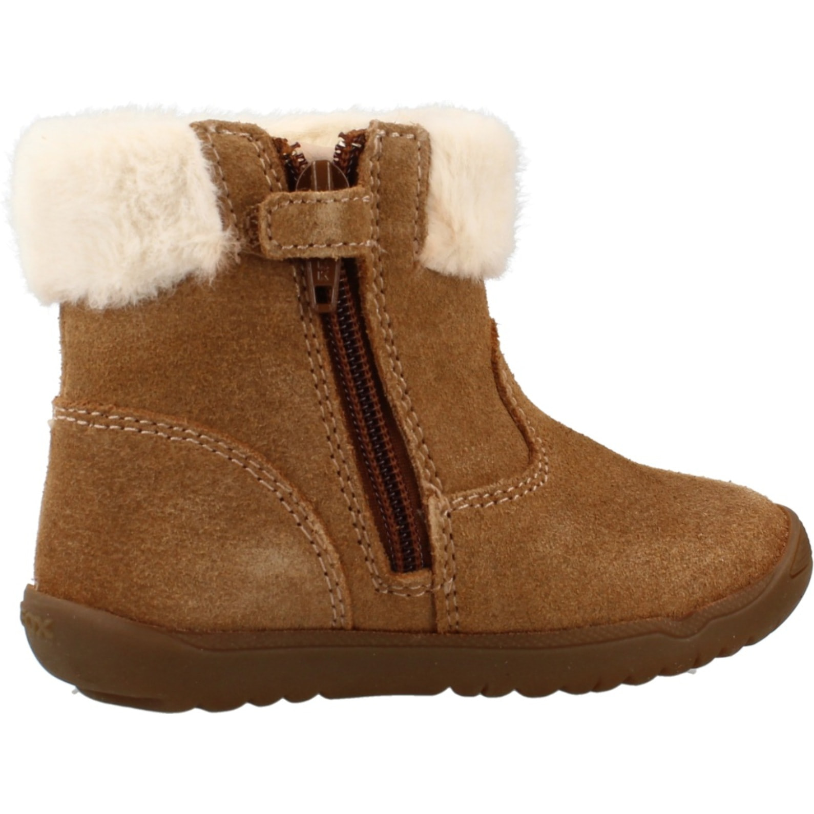 Botines Niña de la marca GEOX  modelo B464PC 00022 MARRON CLARO