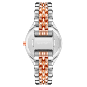 Reloj Nine West NW-2661SVRT Mujer Analogico Cuarzo con Correa de Metal