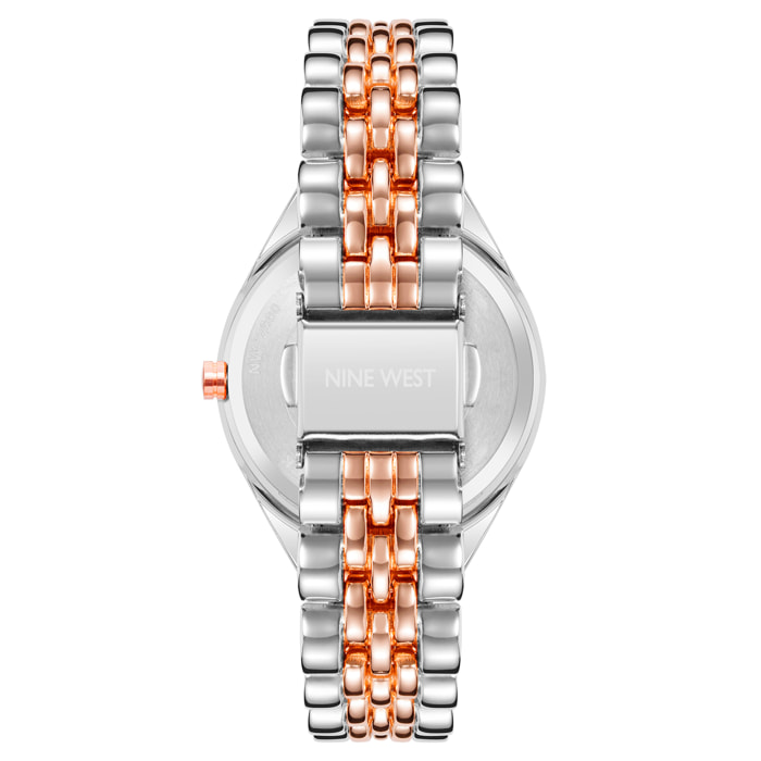 Reloj Nine West NW-2661SVRT Mujer Analogico Cuarzo con Correa de Metal