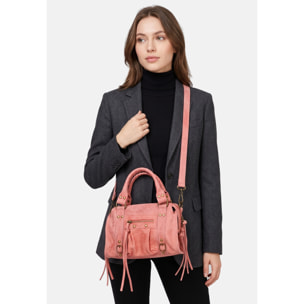 Borsa a spalla da donna - Modello Erisia - Vera pelle - 25.0 x 15.0 x 10.0 cm